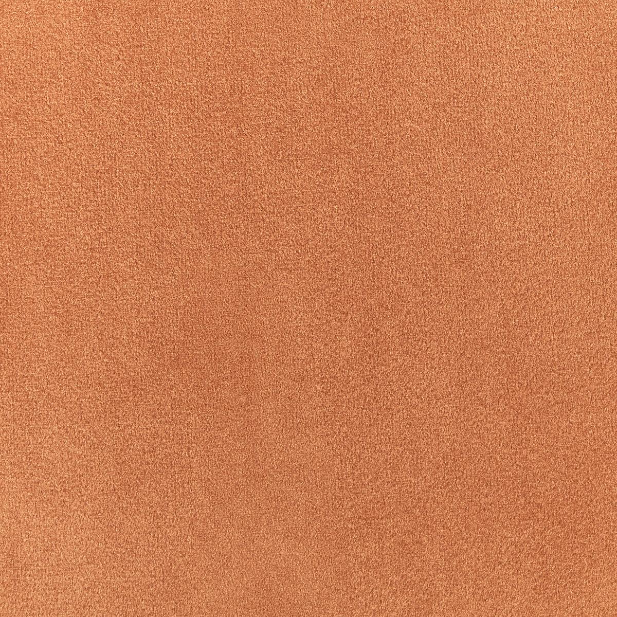BARHOCKER 2er-Set Samtstoff Orange Morton - Orange, Textil (43/75/43cm) - Beliani