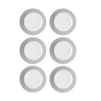 SPEISETELLER Doppio Grau ø 27 cm 6er Set - Grau, Keramik (27cm) - Ritzenhoff Breker