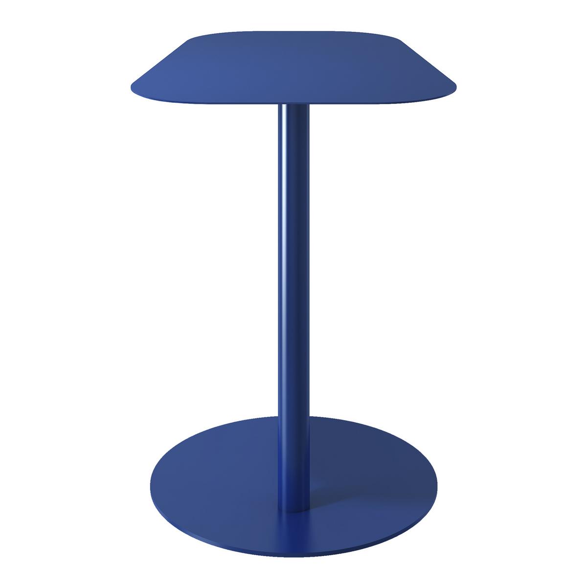 BEISTELLTISCH Nastätten - Dunkelblau, Metall (38/50/50cm) - [en.casa]