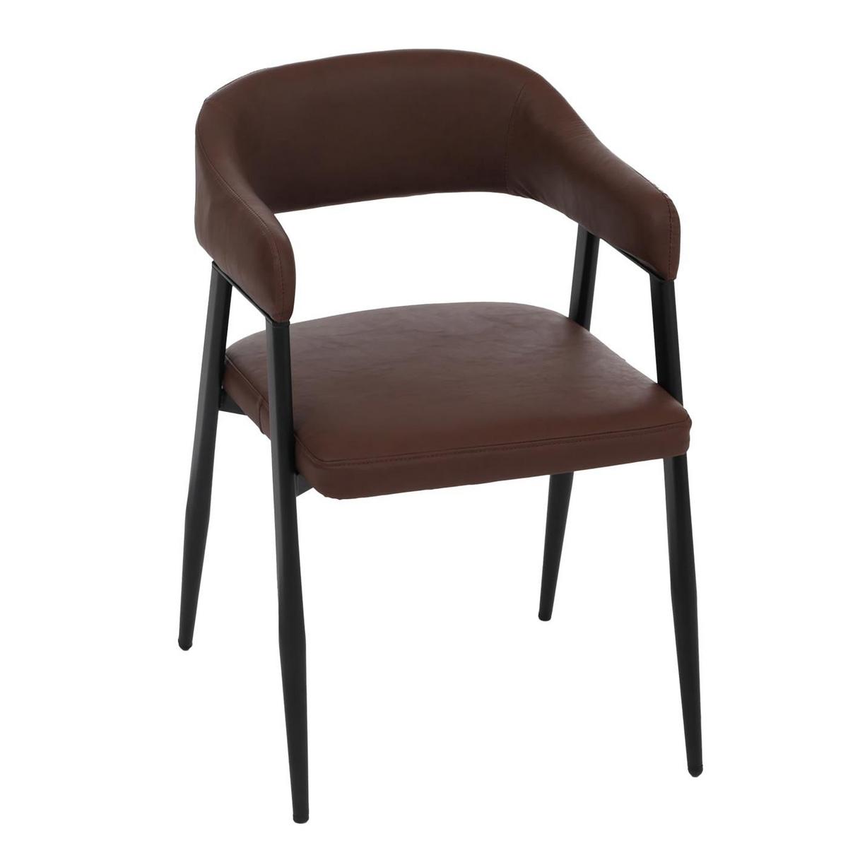 ESSZIMMERSTUHL Rotbraun - Rotbraun/Rostfarben, Kunststoff (51/77/52cm) - MCW