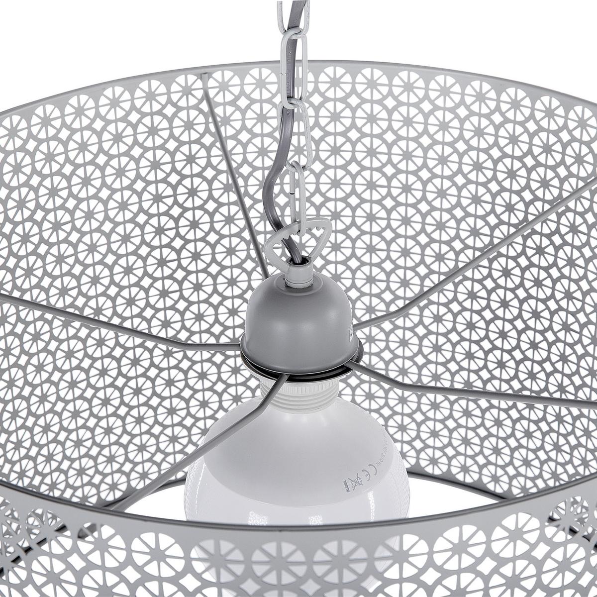 HÄNGELEUCHTE Mezen 44/44/82 cm - Grau, Metall (44/44/82cm) - Beliani