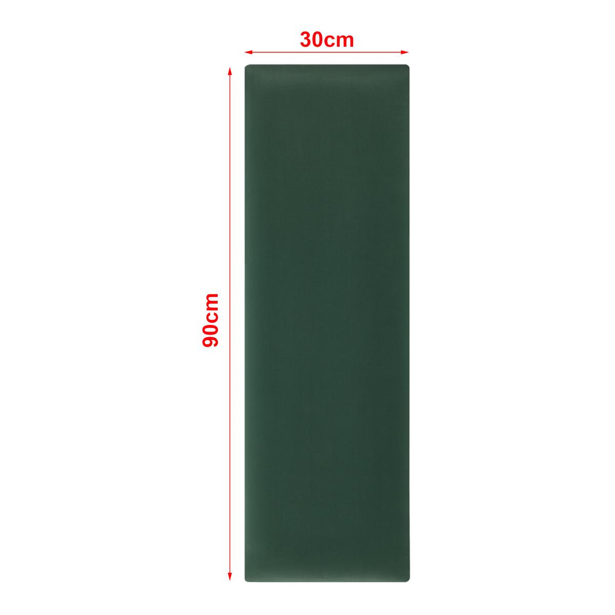 KOPFPOLSTER-SET 2 TLG. Carpino - Dunkelgrün, Textil (3/30/90cm) - [neu.haus]