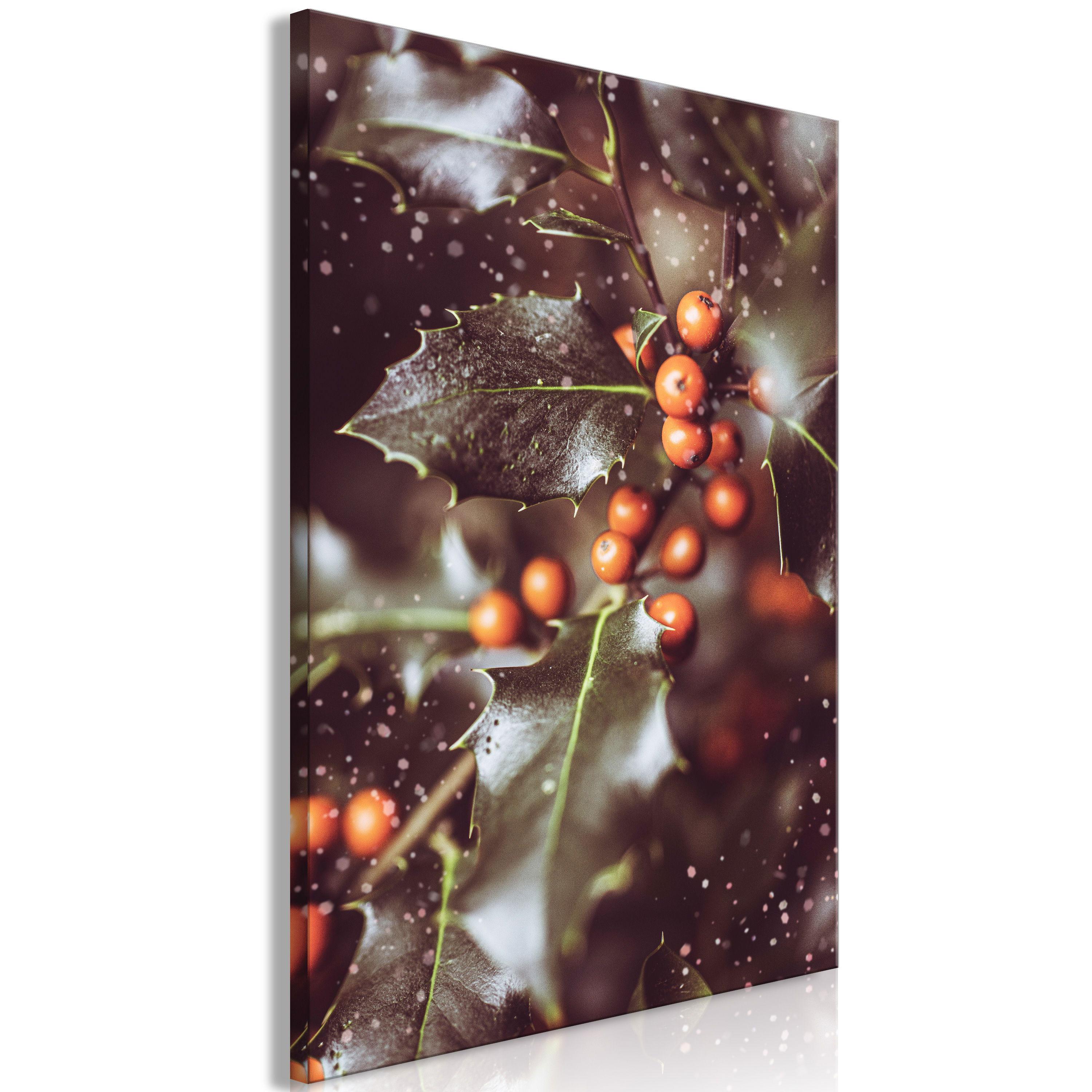 KUNSTDRUCK Braun 40/60 cm - Braun/Grün, Textil (40/60cm) - KUNSTLOFT