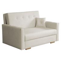 SCHLAFSOFA Viva Sonic II - Beige/Schwarz, Holz/Textil (133/85/100cm) - MIRJAN24