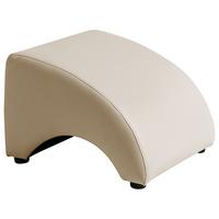 POLSTERHOCKER Kajsa Kunstleder beige - Beige, Kunststoff (52/37/54cm) - 58aufmkessel