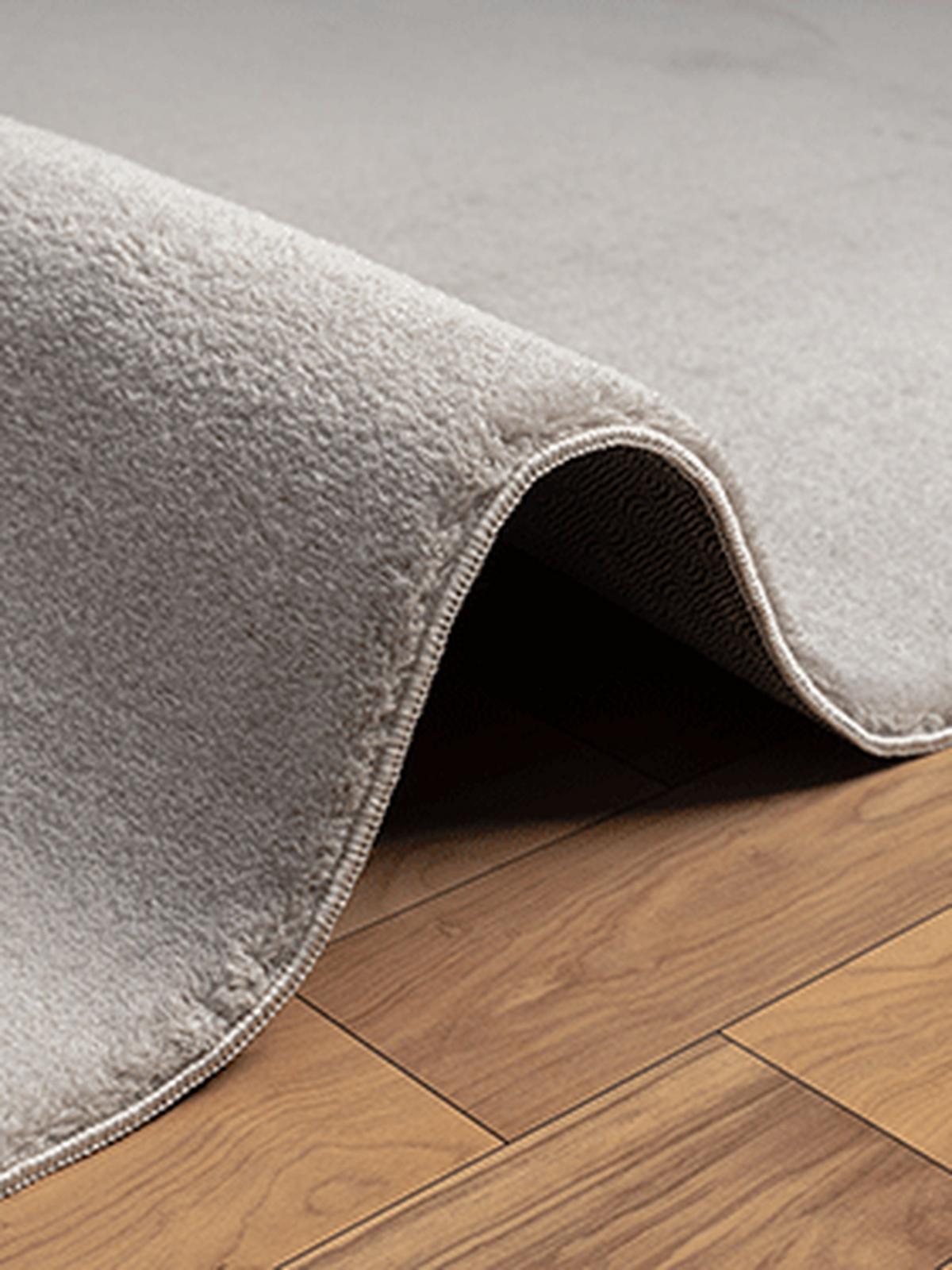 HOCHFLORTEPPICH Antirutsch Uni ALDAN Polyester Beige 200 x 280 cm - Beige, Textil (200/280cm) - KADIMA DESIGN
