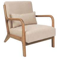 SESSEL Beige Skovde - Hellbraun/Beige, Textil (65/78/80cm) - Beliani