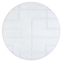 TEPPICH Dywaniki łazienkowe 50 cm - Weiß, Textil (50/50cm) - rugsX