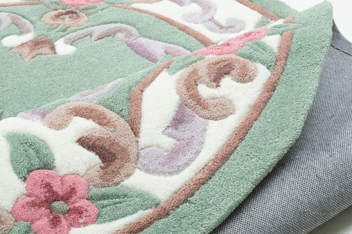 HANDTUFTTEPPICH Ming 190x290 cm - Grün, Textil (190/290cm) - THEKO