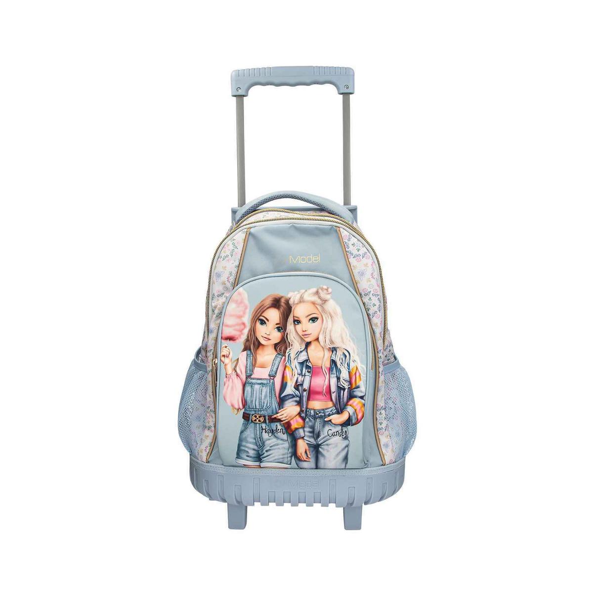 SCHULRUCKSACK TROLLEY MY BFF TOPModel hellblau 23 x 34 x 54 cm - Hellblau, Textil (32/25cm) - Depesche Germany