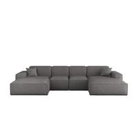 WOHNLANDSCHAFT Celes Premium Xs Artico - Grau, Holzwerkstoff/Textil (342/73/165cm) - Fun Möbel
