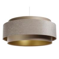 HÄNGELEUCHTE Gold 60/25 cm - Goldfarben, Kunststoff (60/1/25cm) - ONZENO