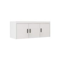 AUFSATZSCHRANK Storicos Weiß 133/55,5/53 cm - 3T Modern - Weiß, Holzwerkstoff/Kunststoff (133/55/53cm) - AX Living