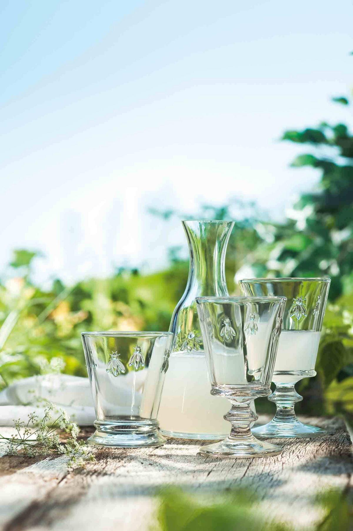 WEINGLÄSER Biene Abeille transparent 240 ml 6er Set - Transparent, Glas (0.24L) - La Rochère
