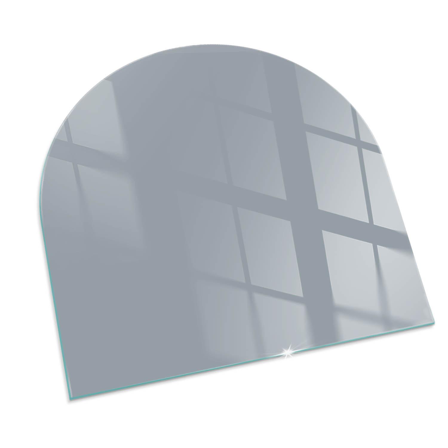 GLASPLATTE für Kamin 100x100 cm - Grau, Glas (100/100/0.4cm) - TULUP