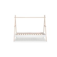 TIPIBETT Trufa Braun 209/104/160 cm - Braun, Holz (200/90cm) - Calicosy