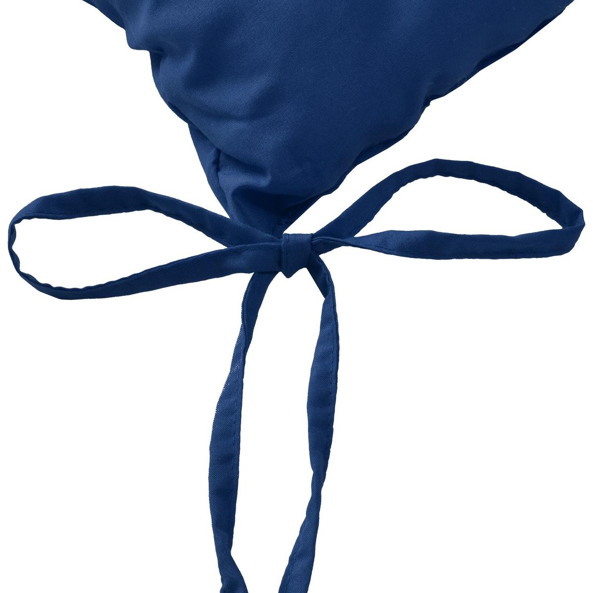 STUHLKISSEN Lea 40/40/5 cm Dunkelblau 4tlg - Dunkelblau, Textil (40/40cm) - Beautissu 
