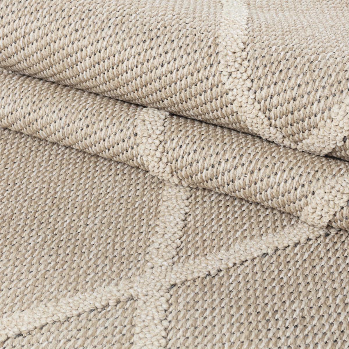 TEPPICH Outdoor IMST in Beige, im Boho-Stil, 80 x 150 cm - Beige, Textil (150/80cm) - KADIMA DESIGN