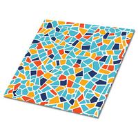 SELBSTKLEBENDE Wandfliesen 9 Stück 30x30 cm - farbenfrohes Mosaik - Multicolor, Textil (30/1.6/30cm) - TULUP