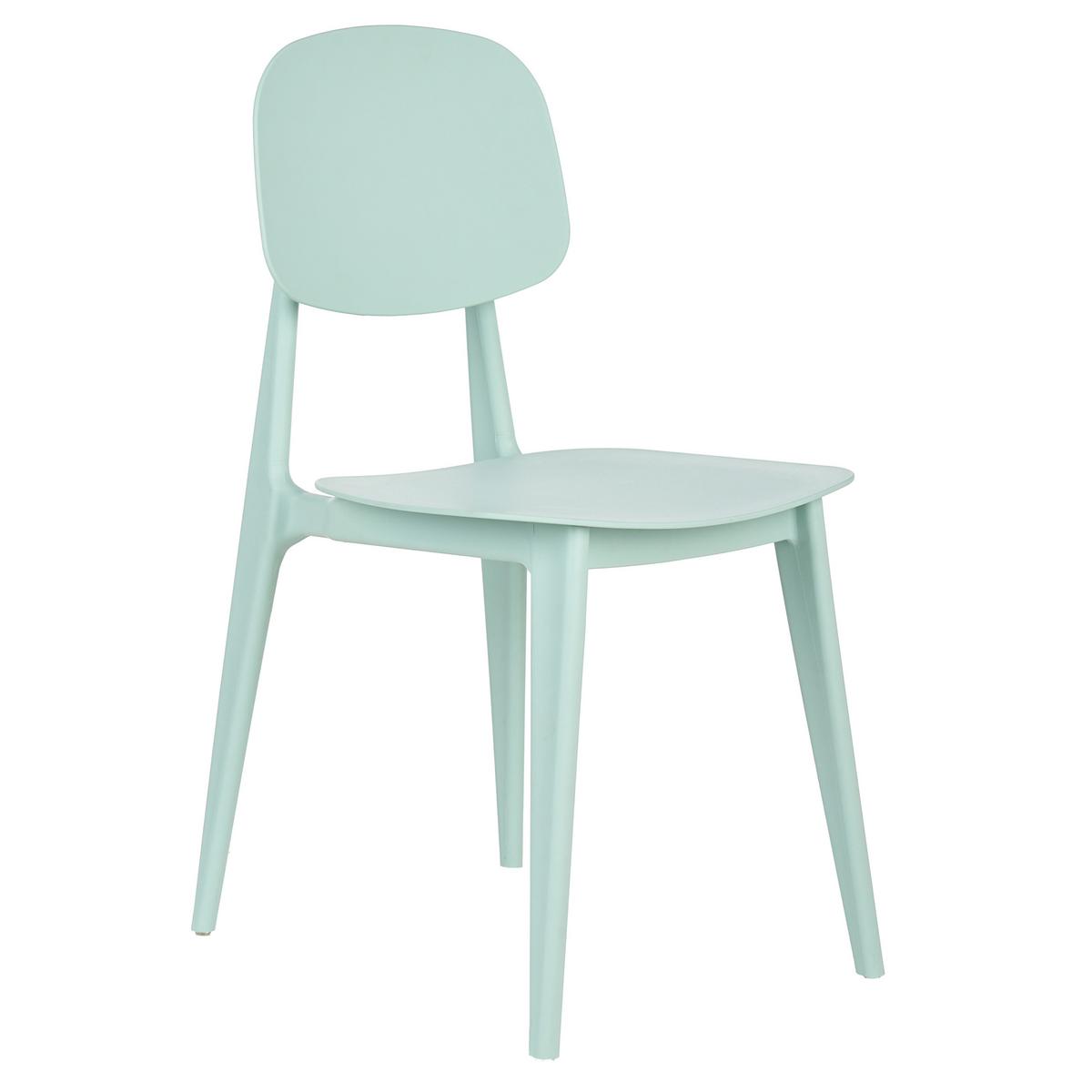 GARTENSTUHL 2er-Set Mintgrün Kattavia - Mintgrün, Kunststoff (40/80/49cm) - Beliani