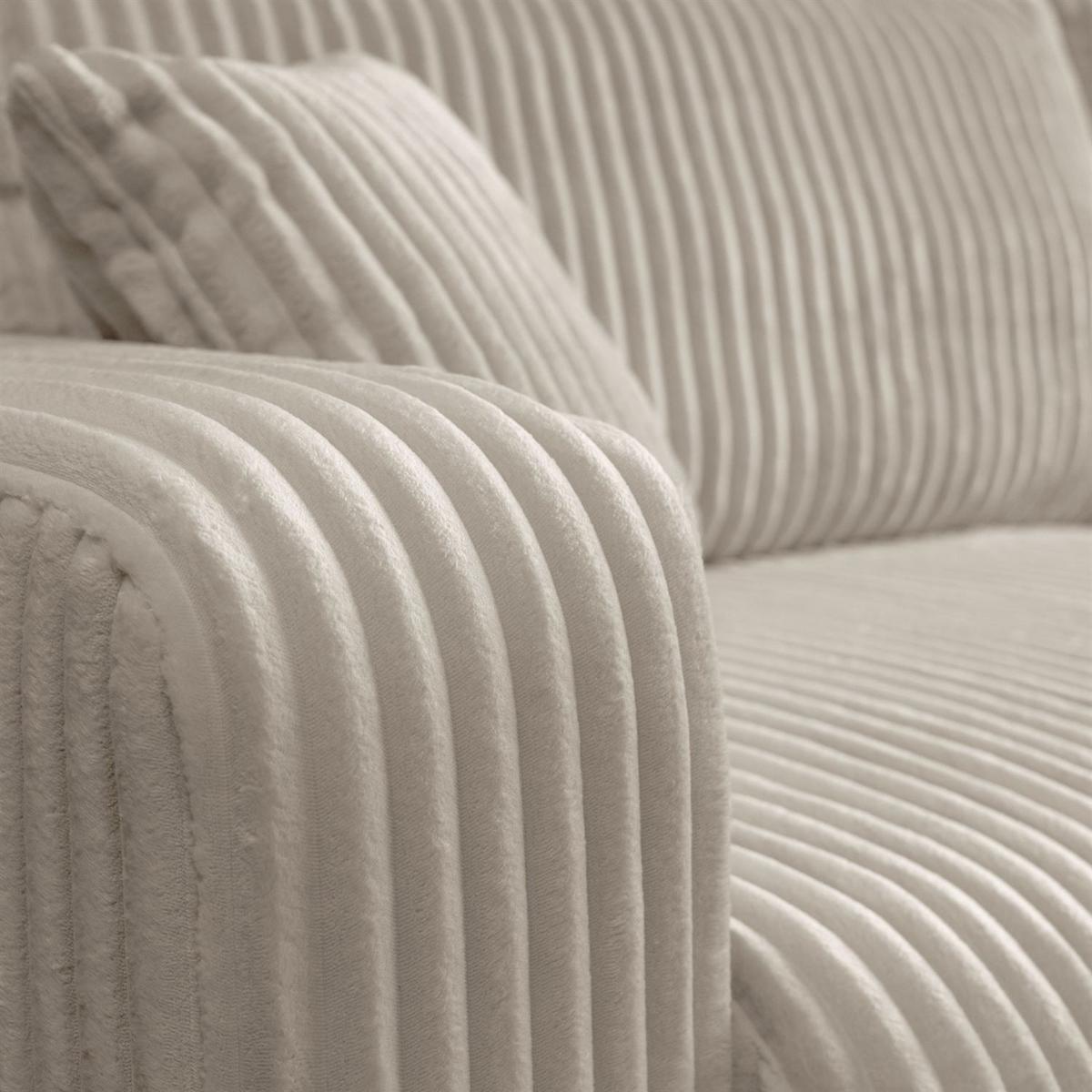 ECKSOFA MOVE mit Schlaffunktion und Bettkasten, Tilia 01 - Creme, Textil (247/143cm) - Lookway