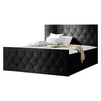 BOXBETT Sky Lux - H3 - Schwarz, Holz (160/200cm) - MIRJAN24