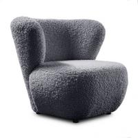 SESSEL ARLO LOUNGE Rolf 08 - Graphitfarben, Textil (85/74/58cm) - Lookway