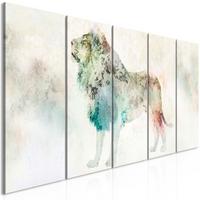 KUNSTDRUCK Bunt 100/40 cm - Multicolor, Textil (100/40cm) - KUNSTLOFT
