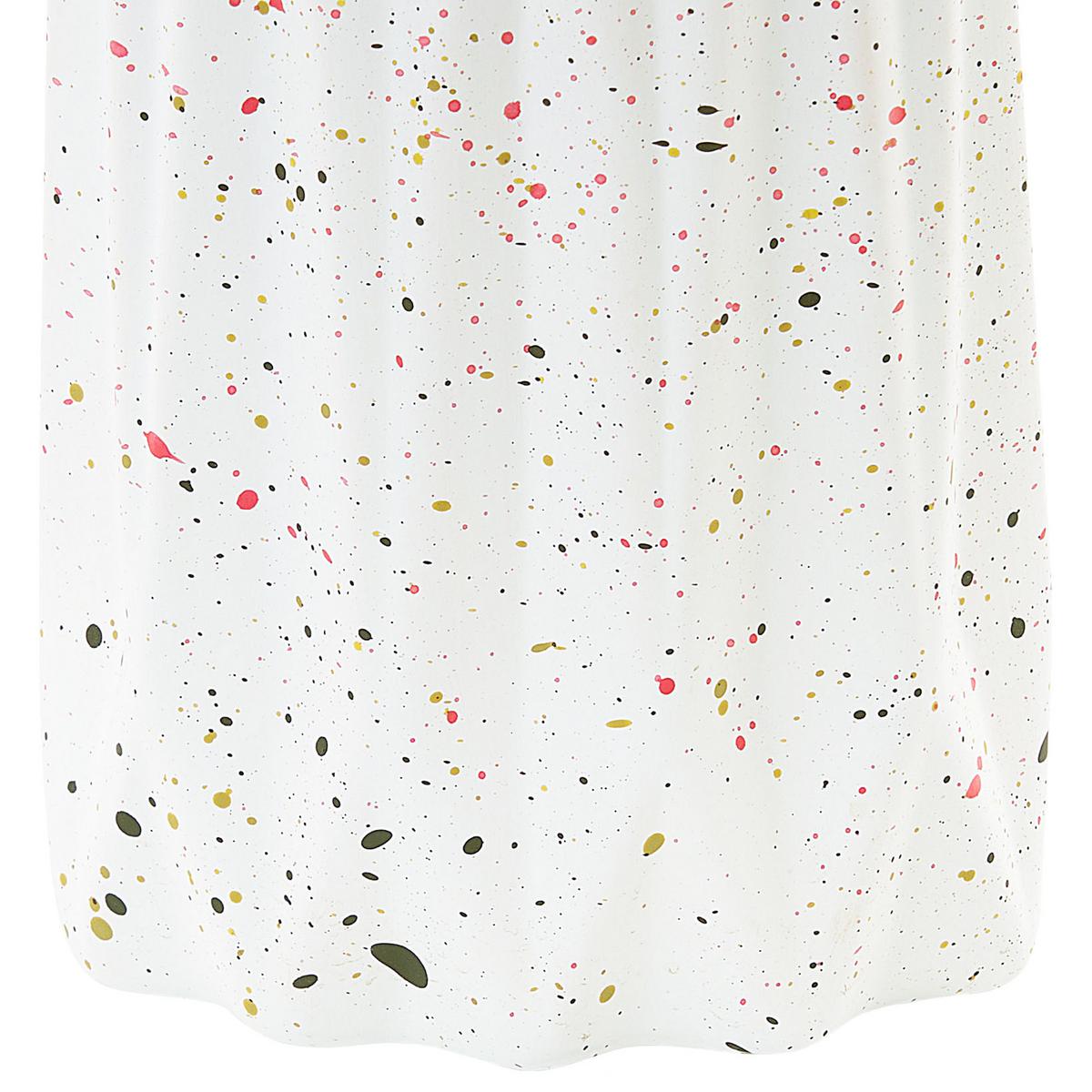 BLUMENVASE Steinzeug weiß Amaliada - Weiß, Stein (24cm) - Beliani