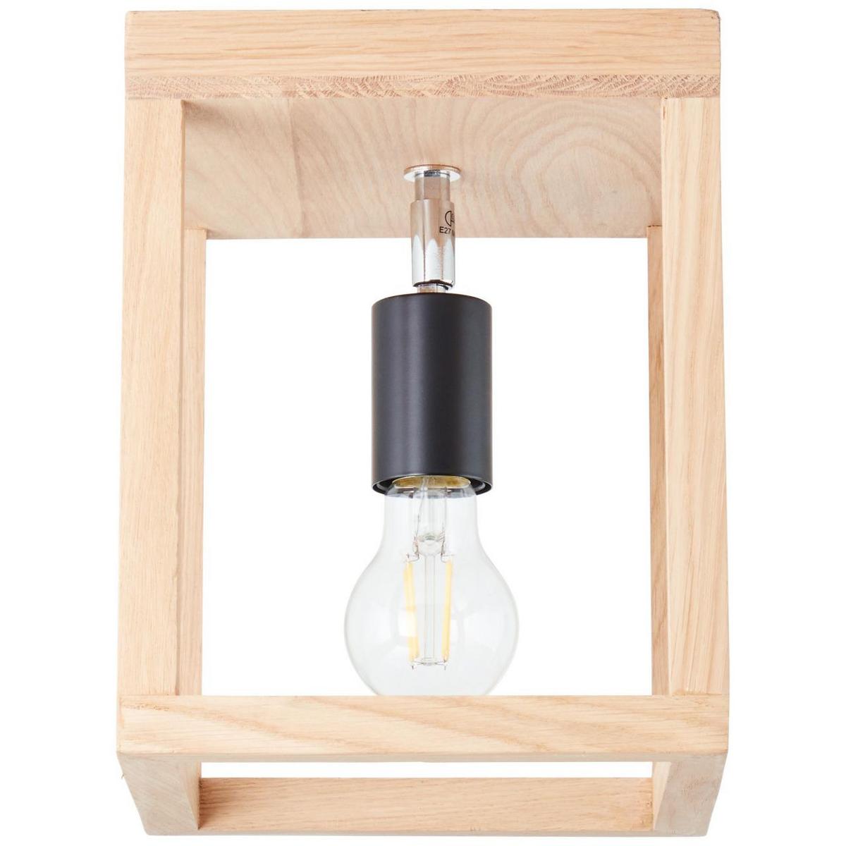 DECKENLEUCHTE Nerea 99436/35 - Naturfarben, Holz (20/20/25cm) - Brilliant