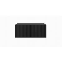 LOWBOARD VAREN 100/41/40 cm, Hängender TV-Schrank Schwarz - Schwarz, Holzwerkstoff (100/41/40cm) - MASSENO