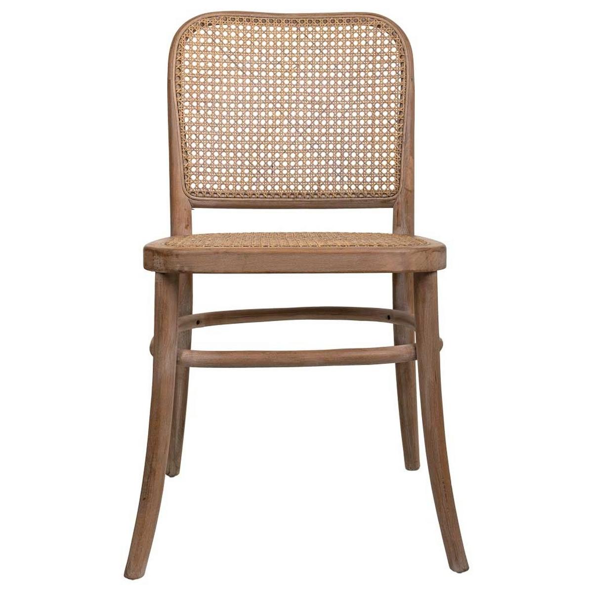 STUHL aus Holz und Gitter, braun, 44x40x48cm - Braun, Naturmaterialien (44/83/40cm) - Wanderlust