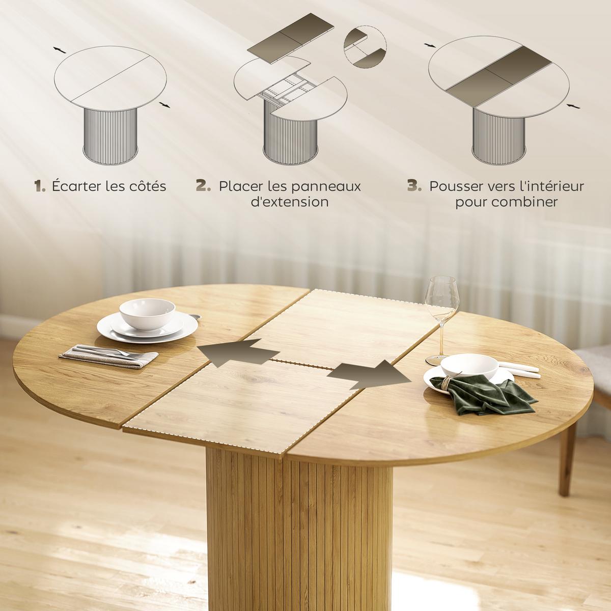 ESSTISCH Dylos 150/110/75 cm - Braun, Holz (150/110/75cm) - ZMH