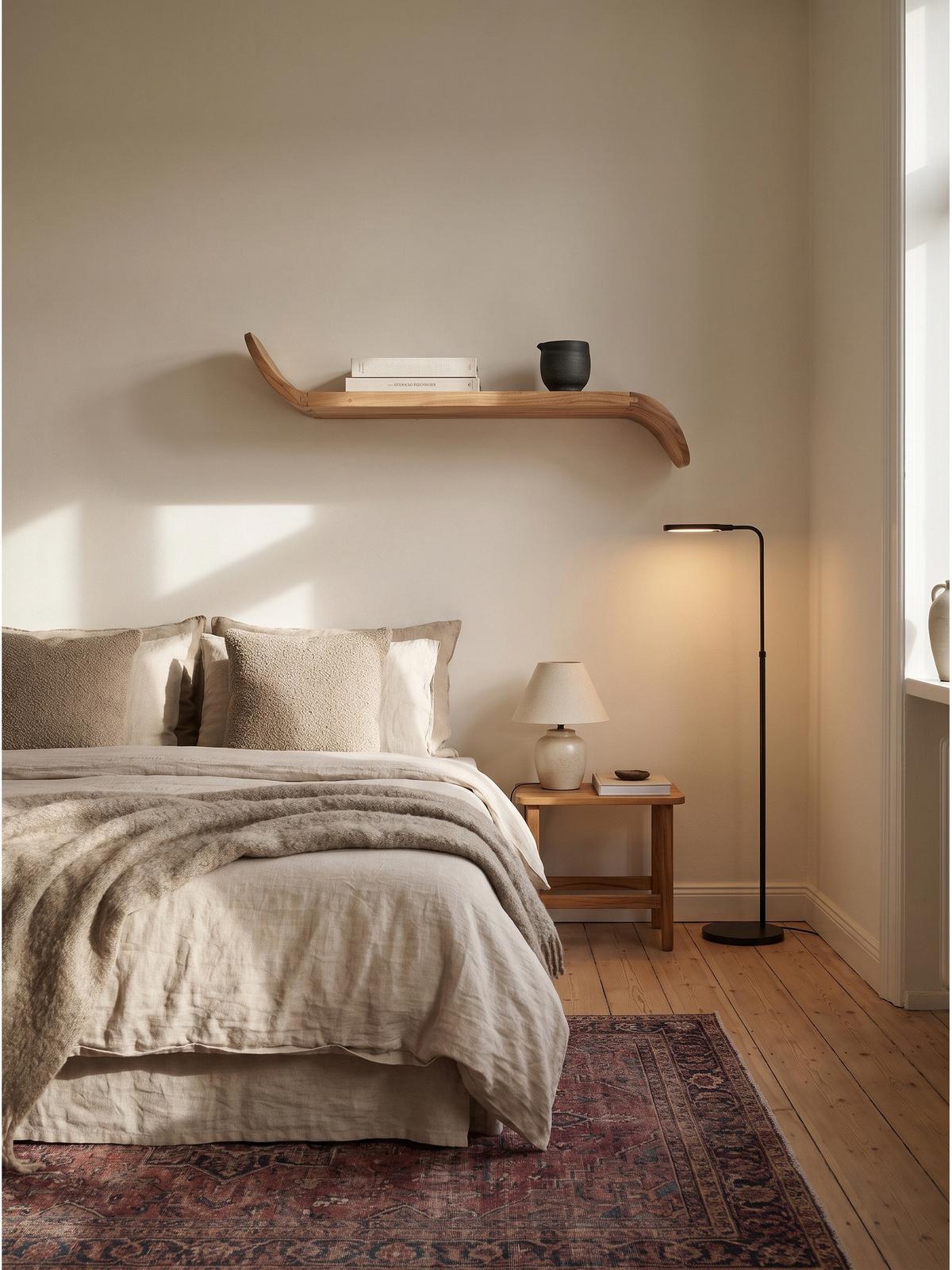 WANDREGAL ARBOGA, Mango Massivholz, handgefertigt, 100 x 20 x 36 cm - Braun, Holz (100/36/20cm) - KADIMA DESIGN