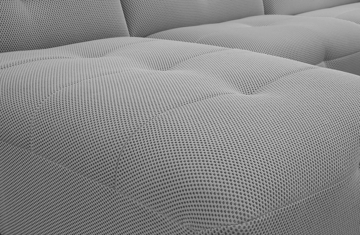 ECKSOFA TRENTO 4-Sitzer, grau - Schwarz/Grau, Holzwerkstoff/Kunststoff (165/262cm) - Wozimo