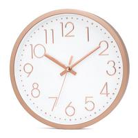 WANDUHR 30.5 cm - Goldfarben, Kunststoff (30.5/30.5/4.5cm) - Intirilife