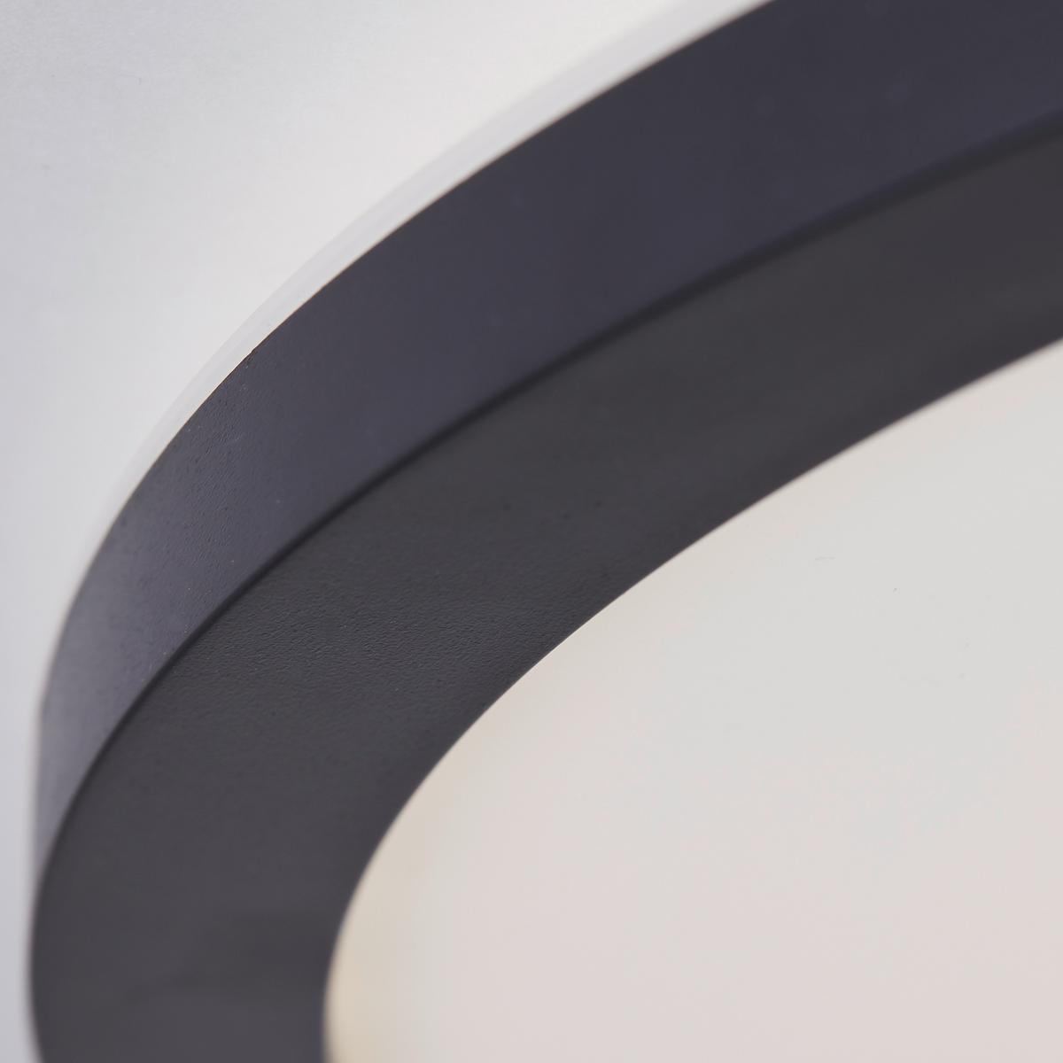 AUFBAUPANEEL Brennan G99654/26 - Schwarz, Metall (42/42/2.5cm) - Brilliant