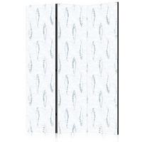 PARAVENT Akustik 3-tlg 135x172 cm abstrakte Fische - Grau, Holz/Textil (135/172/3cm) - Muralo