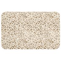 BADEMATTE Leopard - Klassisch - Beige 80x50 cm - Hellbraun, Textil (80/50cm) - OnlyWow