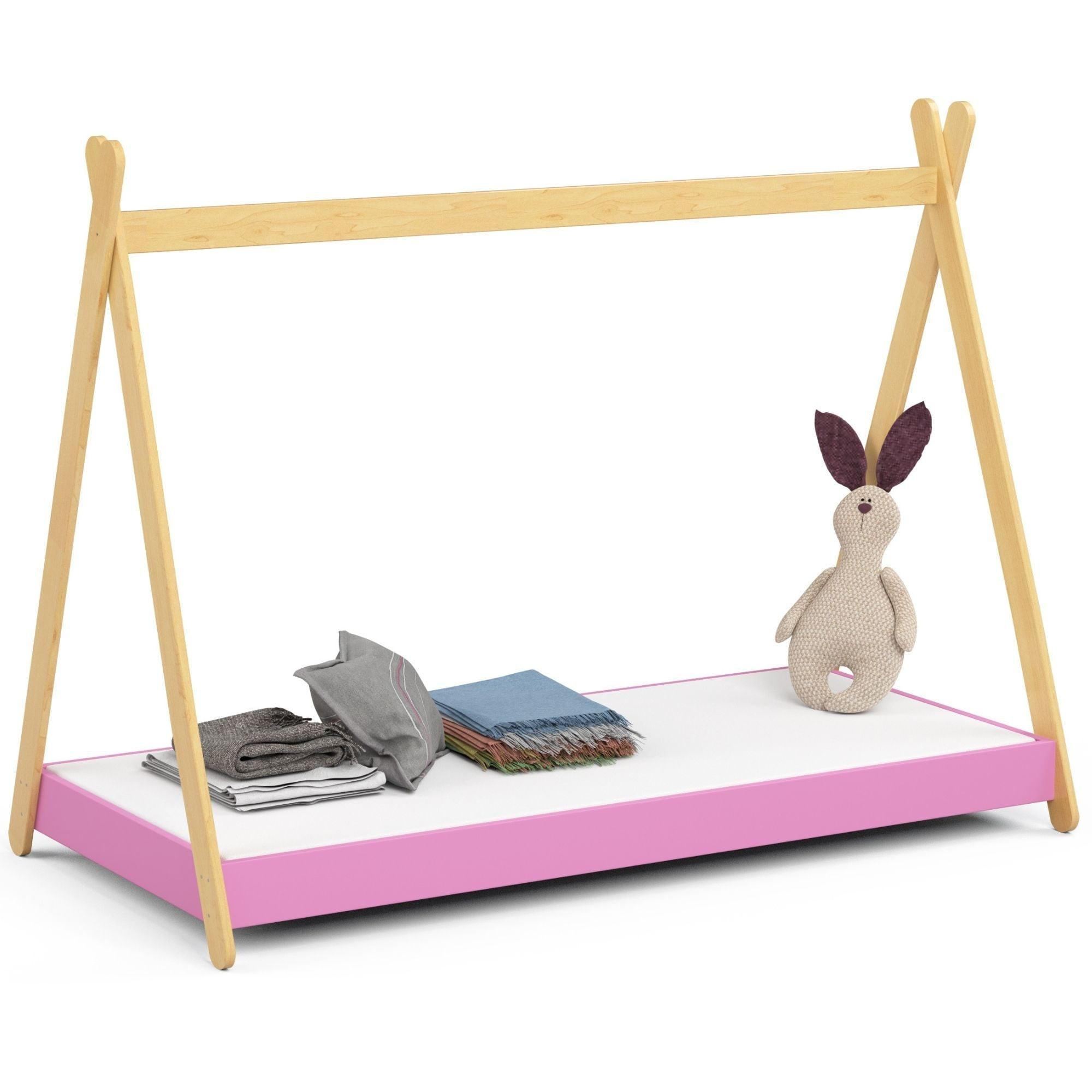 KINDERBETT Rosa 155/85/187 - Rosa, Holzwerkstoff (80/180cm) - RAUMHIRSCH FURNITURE