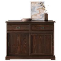KOMMODE SAVONA nussbaum - Nussbaumfarben, Holz (110/84/46cm) - IDIMEX