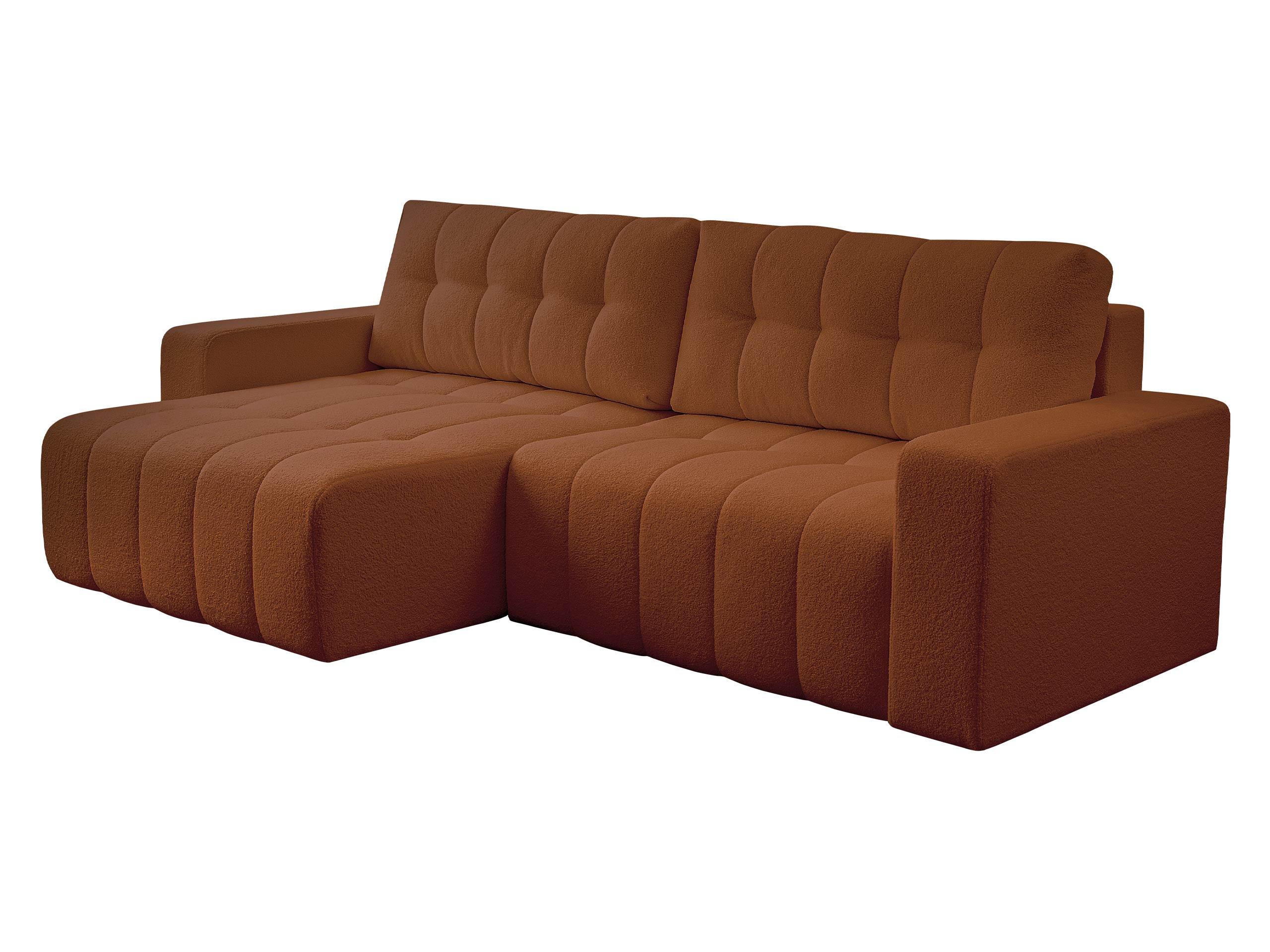 ECKSOFA Masone - Schwarz/Braun, Holz/Kunststoff (245/143cm) - MIRJAN24