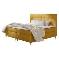 BOXBETT Avanti - H3 - Gelb, Holz/Textil (160/200cm) - MIRJAN24