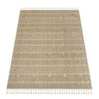 KURZFLORTEPPICH, mit Struktur, Florhöhe 7 mm, Natur, 120 x 160 cm - Beige, Textil (120/160cm) - KADIMA DESIGN