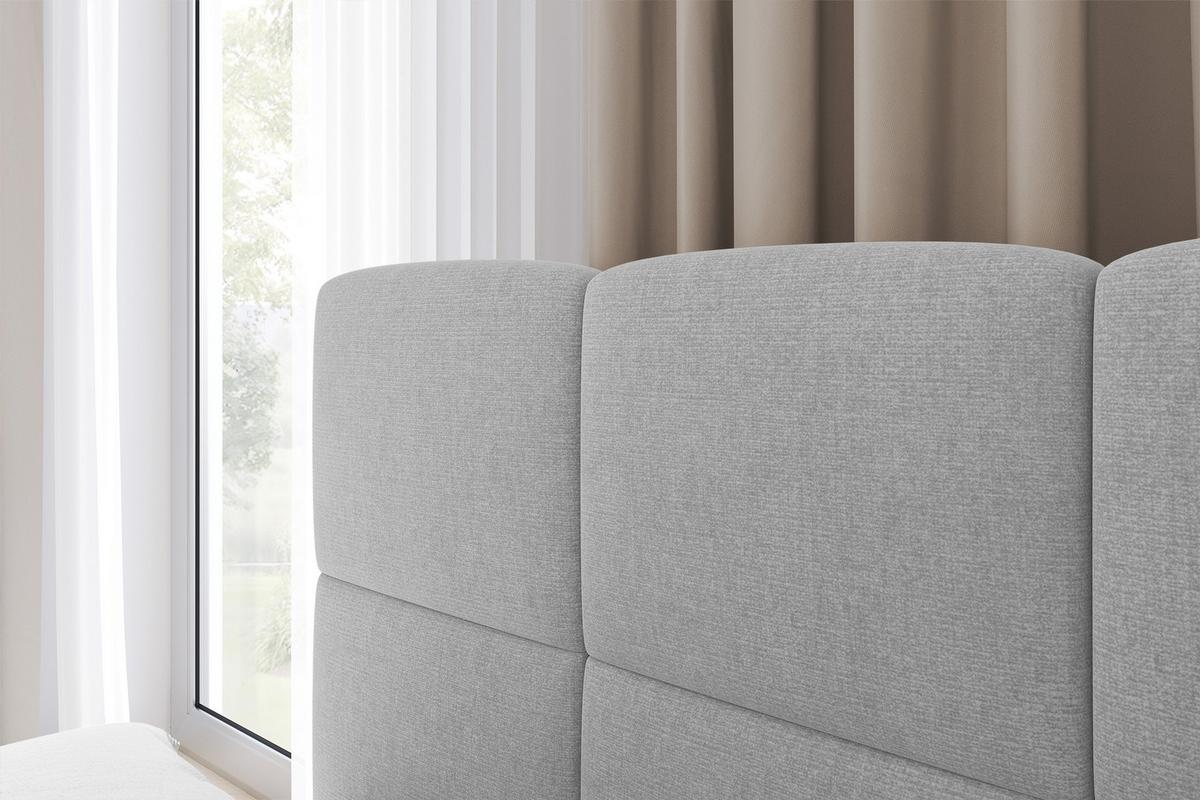 EINZELBETT Jugendbett mit Bettkasten Rechts, mit Matratze - LIVY 100x200 Grau - Anthrazit, Holzwerkstoff/Textil (100/200cm) - ALTDECOR
