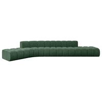 ECKSOFA modulares Sofa Solven-L2 - 471x174x70 cm Grün - Grün, Holzwerkstoff/Textil (471/174cm) - ALTDECOR