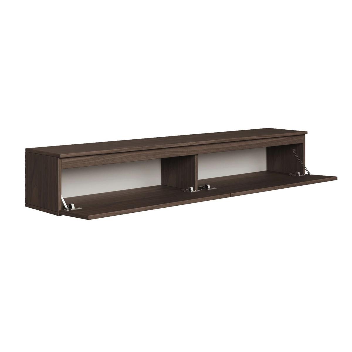 TV-LOWBOARD Bemmi Walnuss Wisconsin 175 cm - Dunkelbraun, Holzwerkstoff (175/28.4/31.8cm) - Selsey