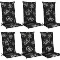 HOCHLEHNERAUFLAGE Flores 120x50x6cm Ornamente (6tlg) - Multicolor, Textil (50/6/120cm) - Beautissu 