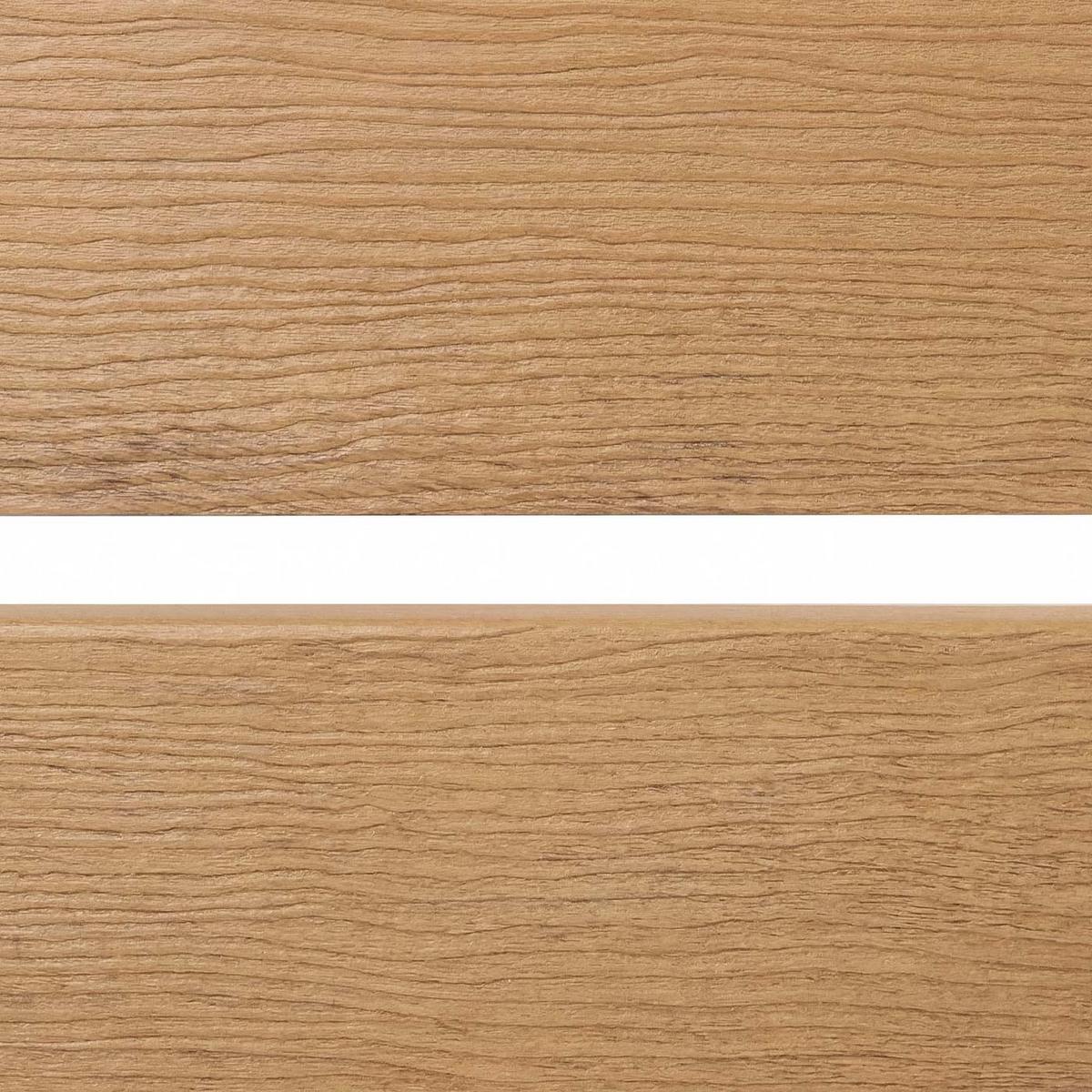 ALU MÜLLTONNEN-ZAUN Hellbraun - Hellbraun, Metall (110/130/6cm) - MCW