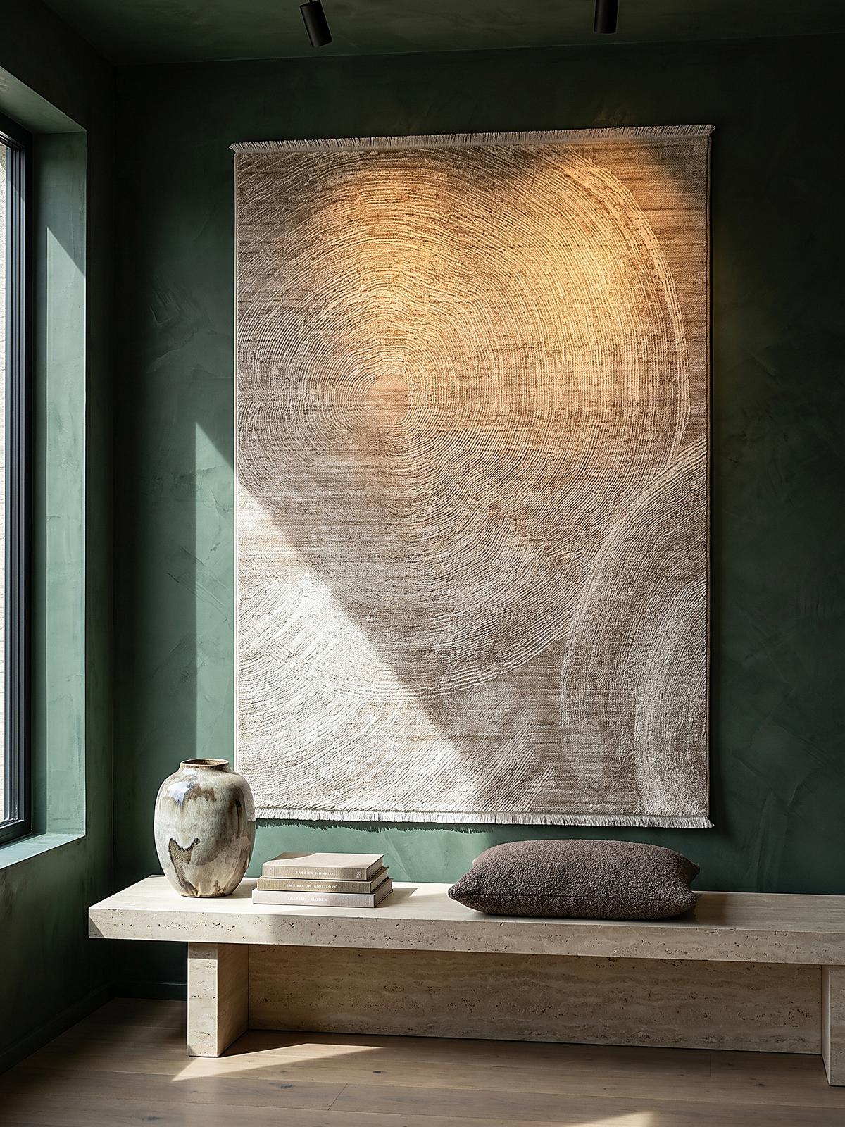 KURZFLORTEPPICH Abstrakt SCRIVIA Polypropylen Beige 120 x 160 cm - Beige, Textil (120/160cm) - KADIMA DESIGN
